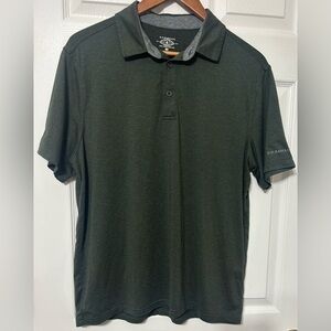 G.H. BASS & CO. Men’s Green Polo Shirt Soft Stretch Knit Lightweight Size M
